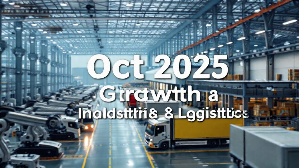 Industrial & Logistics: October 2025 Trends Point to Sustained Growth