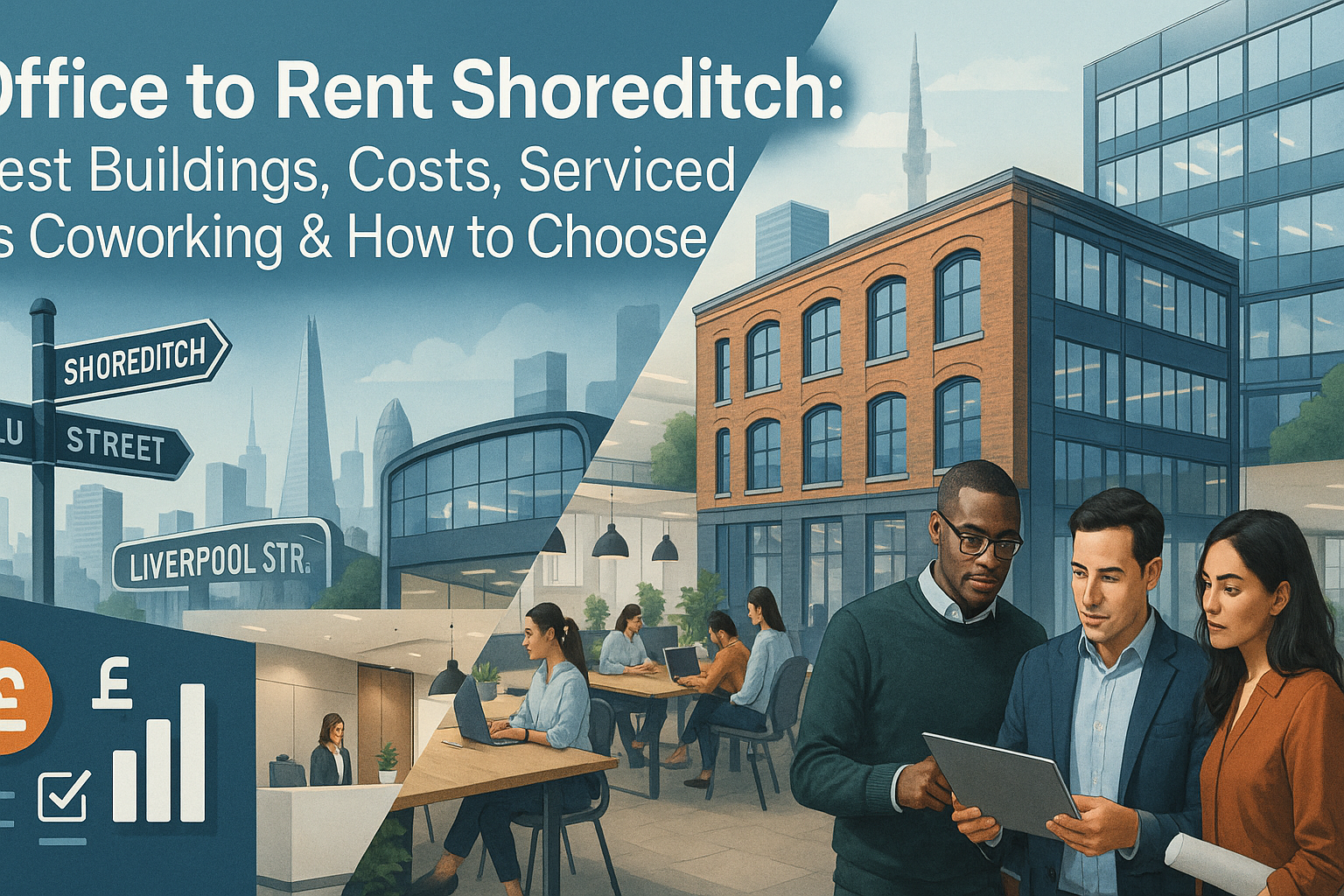 Office to Rent Shoreditch Guide: Micro Areas, Lease vs Flex Types, Costs and Tour Tips