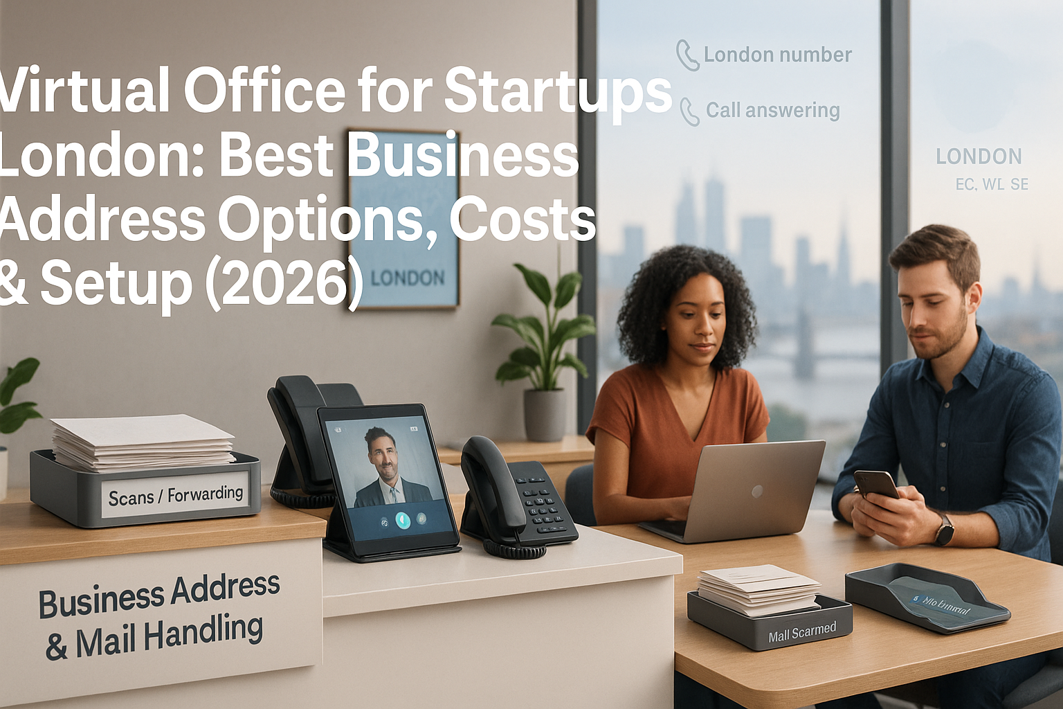 Virtual office for startups London 2026 guide to address use, costs, compliance and setup
